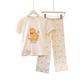 RuRu Kids Short Sleeve Pyjama Set – Kitty Print