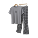 RuRu Logo Short Sleeve Lounge Set