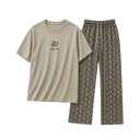 RuRu Logo Short Sleeve Lounge Set