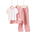 RuRu‘s Cozy Button Fleece 3-Piece Lounge Set
