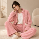 RuRu‘s Cozy Button Fleece 3-Piece Lounge Set