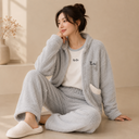 RuRu‘s Cozy Button Fleece 3-Piece Lounge Set