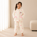 RuRu's Cozy Girls Winter Fleece Pyjama Set