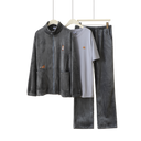 RuRu’s Cozy Men’s Velvet 3-Piece Lounge Set