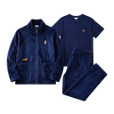RuRu’s Cozy Men’s Velvet 3-Piece Lounge Set