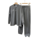 Waffle Long Sleeve Lounge Set for Men